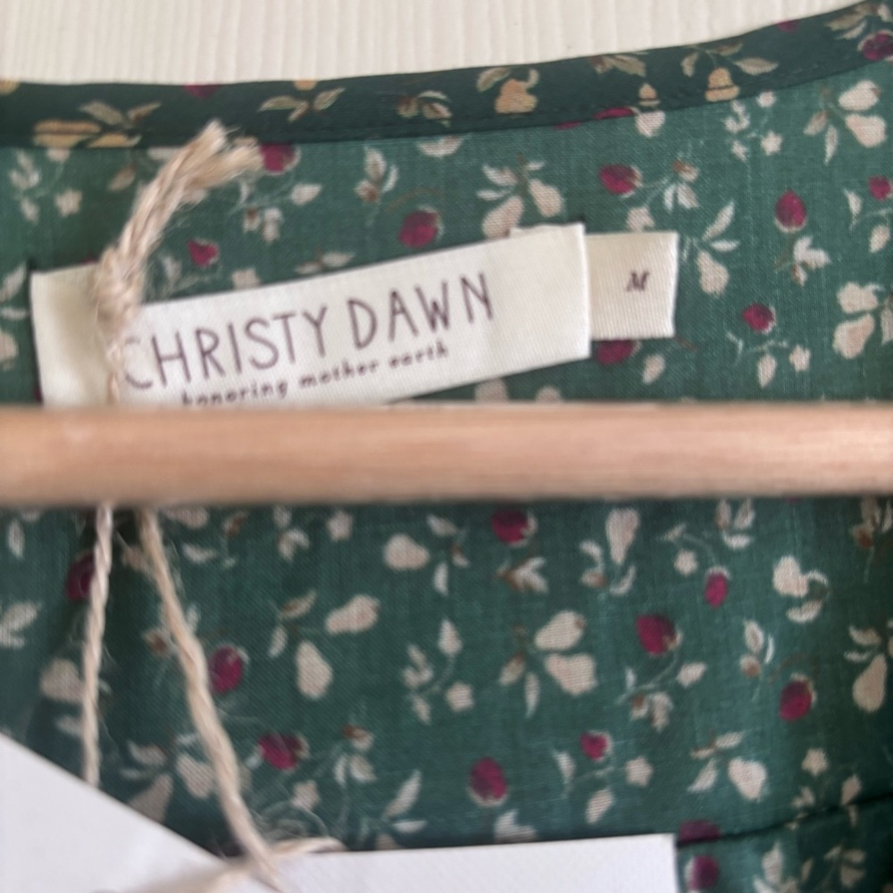 NWT Christy Dawn The Simple Dawn Dress in Moss Pear - Picture 7 of 13